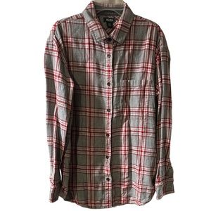 Roots men’s flannel Sz S EUC